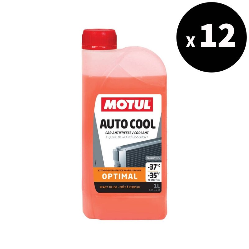 MOTUL Autocool Optimal -37°C Kühlmittel - 12x1L