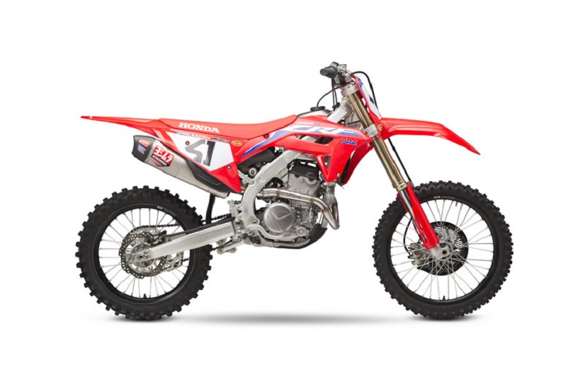 YOSHIMURA RS-12 Signature Series Full Exhaust System Titanium/Titanium/Carbon - passend für Honda CRF250R