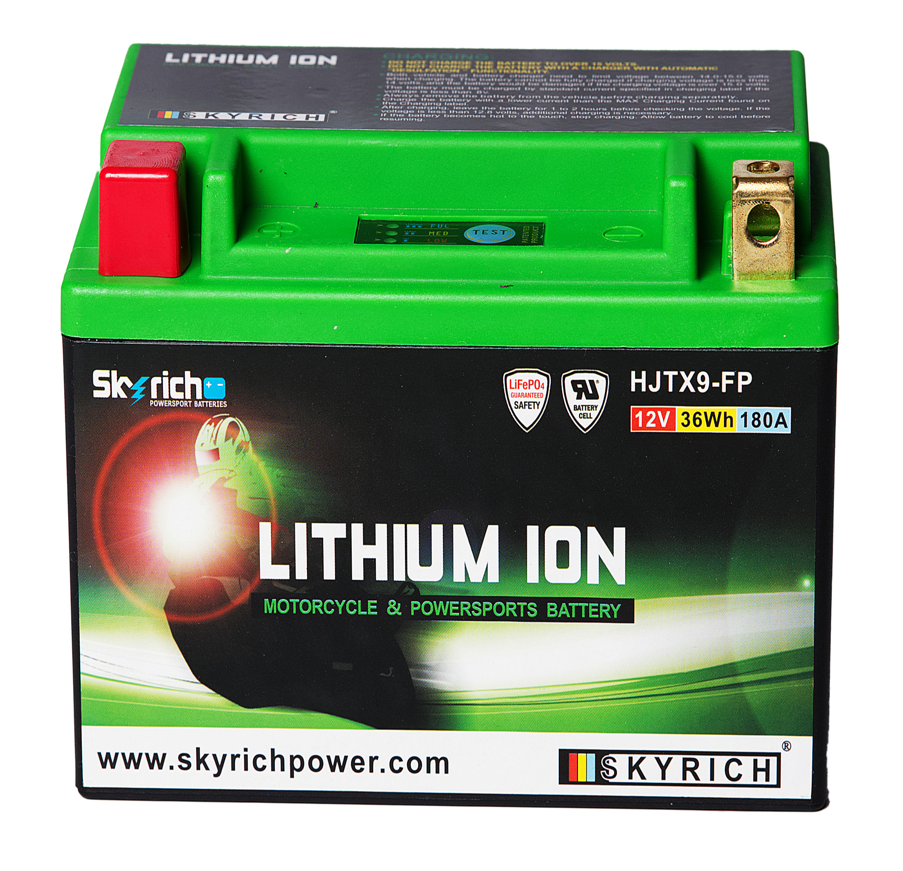 Batterie SKYRICH HJTX9-FP [150x87x105] 12,8V/3AH (10 Std.), 36 Wh, CCA: 180