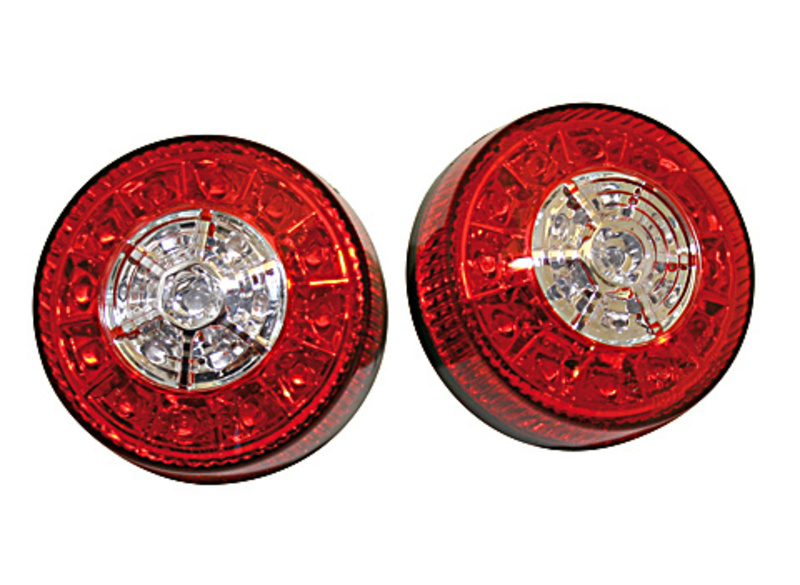 SHIN YO LED 3in1 LED Rücklicht, Bremslicht, Blinker für ATV, black