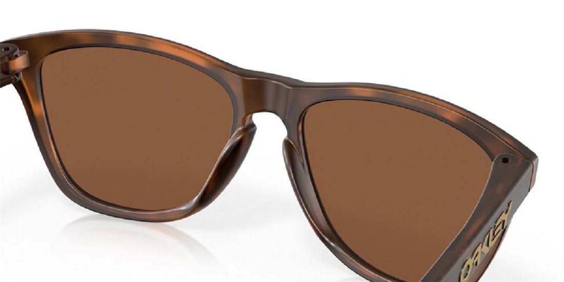 OAKLEY Frogskins Sonnenbrille Mattbraun - Glas Braun