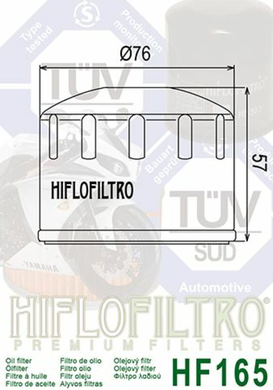HIFLOFILTRO Ölfilter - HF165