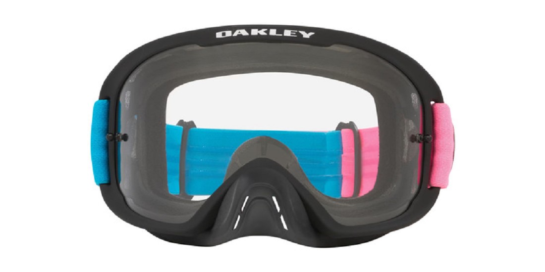 OAKLEY O-Frame 2.0 Pro MX Heritage Brille - 2 Stroke Blue Pink Klar Glas