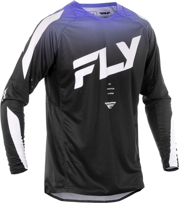 FLY RACING Evolution DST Jersey - Schwarz/Weiß/Purple
