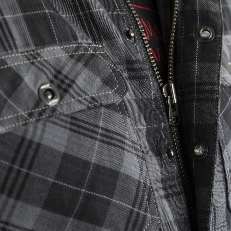RST Lumberjack Reinforced CE Aramid Gefüttertes Textilhemd - Grau
