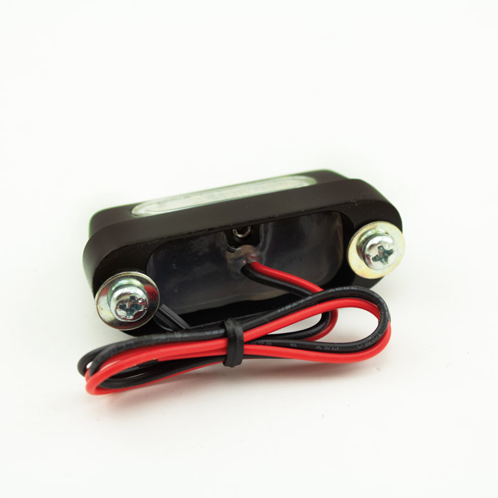 LED-Kennzeichenbeleuchtung Zest schwarz Alu