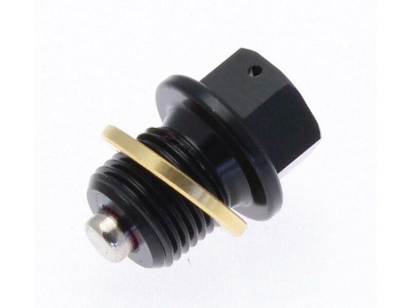 TECNIUM Magnetische Ablassschraube - Aluminium schwarz M12x1,25x14 TECNIUM Magnetische Ablassschraube - Aluminium schwarz M19x1,5x14