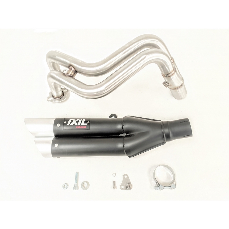 IXIL Hyperlow Komplettanlage  Edelstahl schwarz / Aluminium poliert - XY9362XB