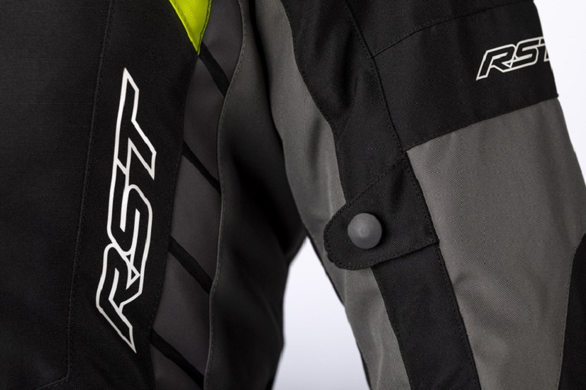 RST Race Dept Adventure X-Treme CE Textil-Jacke - Silber/Navy/Gelb Größe S RST Race Dept Adventure X-Treme CE Textil-Jacke - Silber/Navy/Gelb Größe S