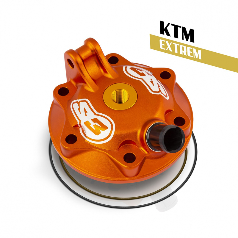 S3 Extreme Enduro Zylinderkopf & Insert Kit Niedrige Kompression Orange passend für KTM