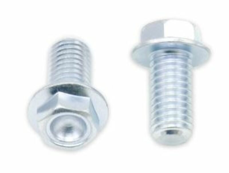 BOLT Kit Schrauben mit Scheiben M6x1x20mm 10Stück BOLT Sechskantkopf-Flanschschrauben M8x1,25x16mm Schlüsselweite 10mm 10Stück