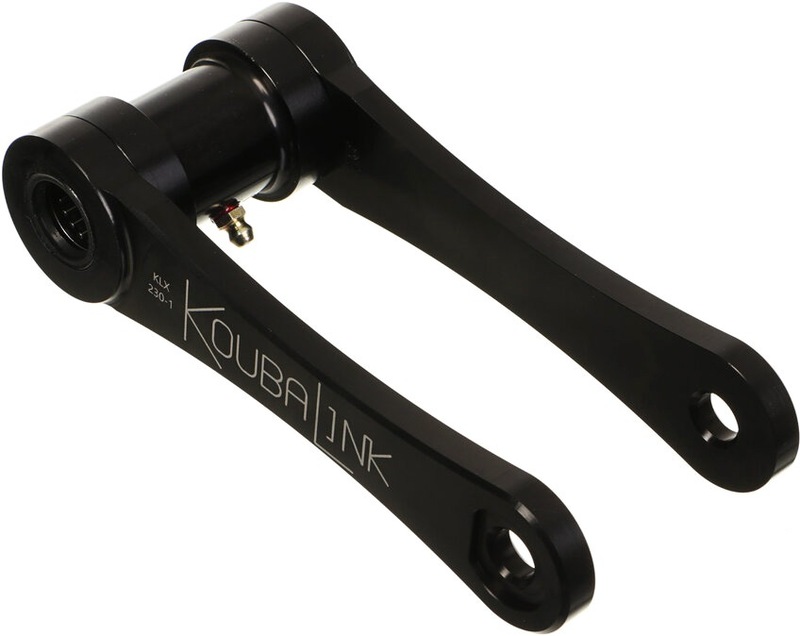 KOUBALINK Tieferlegungssatz (19.1 - 57.2 mm) Schwarz - passend für Kawasaki KLX230 Dual Sport / 230R