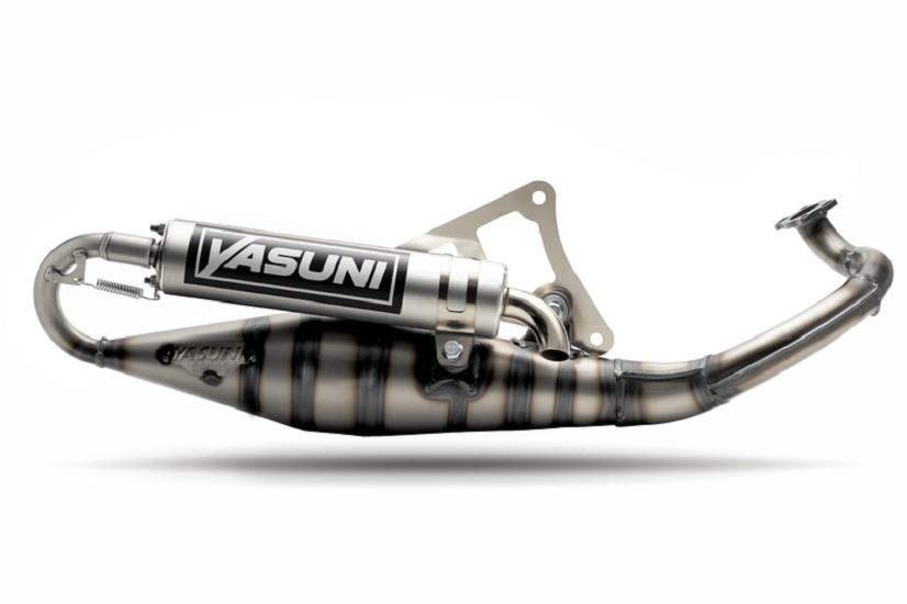 YASUNI Carrera 10 Komplett Auspuff Aluminium - passend für Peugeot