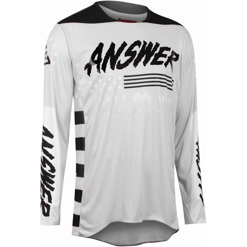 ANSWER A22 Elite Redzone Jersey Grey/Black Size 2XL ANSWER A22 Elite Redzone Jersey Grey/Black Size 2XL
