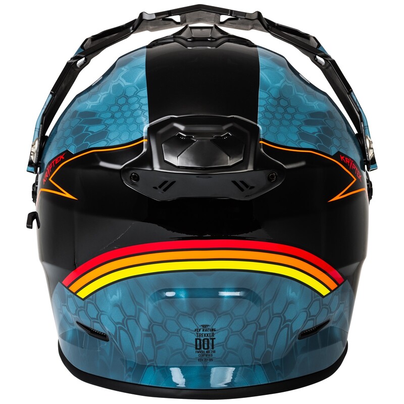 FLY RACING Trekker Kryptek Conceal Helm - Slate/Schwarz/Rot