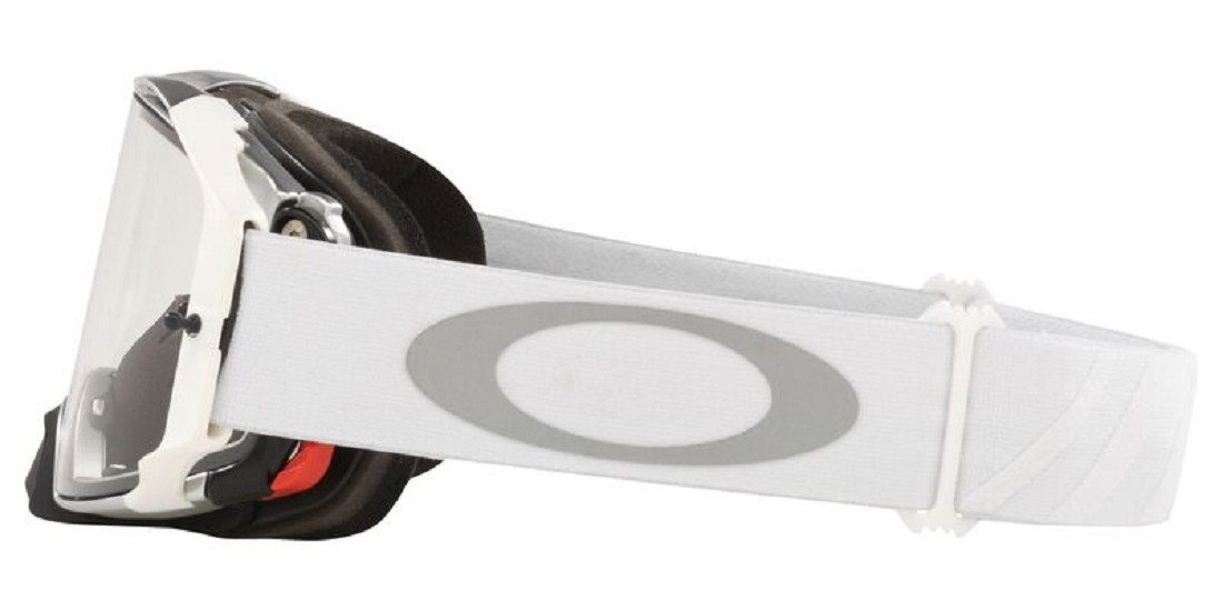 OAKLEY Airbrake MX Goggle - Tuff Blocks White Klare Linse