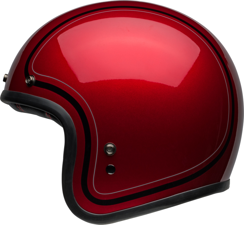 BELL Custom 500 Helm - Chief Gloss Gloss Candy Red