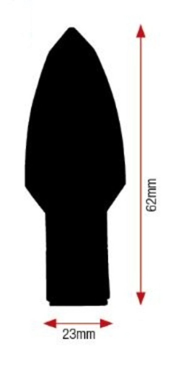 Blinker BIHR Spear LED schwarz universell Blinker BIHR Spear LED schwarz universell