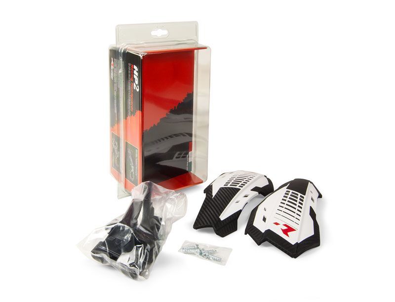 RACETECH HP2 Handschützer Weiß RACETECH HP2 Handschützer RMZ Gelb