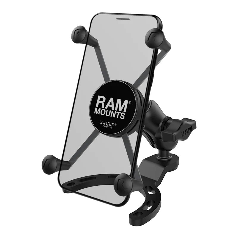 RAM MOUNTS X-Grip® Kurzarm-Telefonhalterung mit kleinem Tanksockel - große Telefone RAM MOUNTS X-Grip® Kurzarm-Telefonhalterung mit kleinem Tanksockel - große Telefone