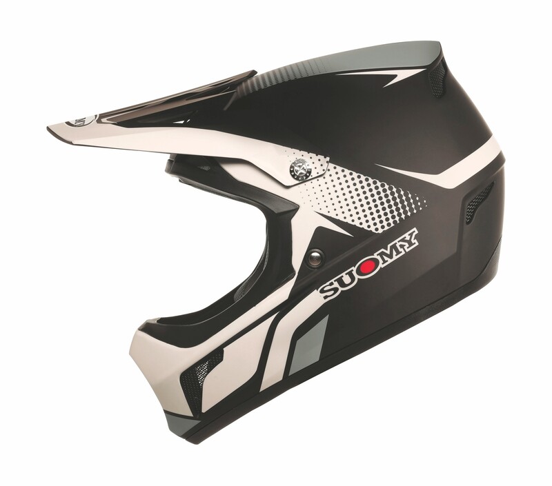 SUOMY Helmet Extreme Black/White/Grey Matt SUOMY Helmet Extreme Black/White/Grey Matt