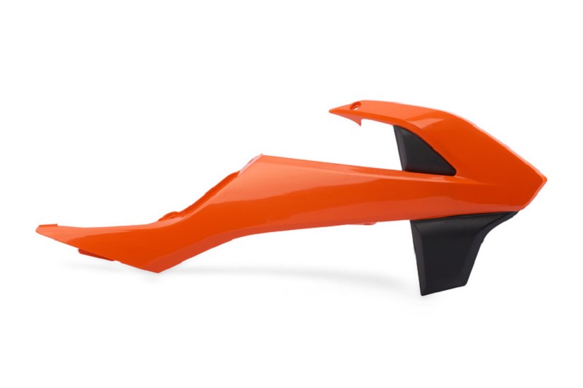 POLISPORT Kühlerspoiler seitlich seitlich Originalfarbe Orange/Schwarz passend für KTM SX65