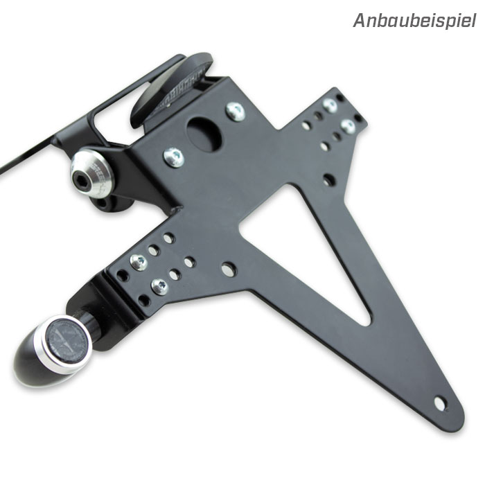 LED-Kennzeichenbeleuchtung Speed ABS schwarz