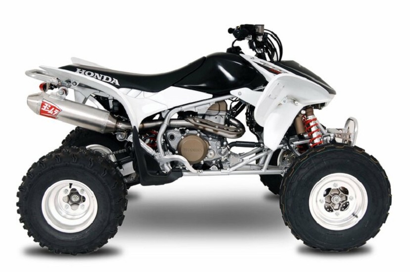 YOSHIMURA RS-2 Signature Series Vollauspuffanlage Edelstahl/Aluminium Schalldämpfer/Edelstahl Endkappe passend für Honda TRX450R/ER YOSHIMURA RS-2 Signature Series Vollauspuffanlage Edelstahl/Aluminium Schalldämpfer/Edelstahl Endkappe passend für Honda TRX450R/ER