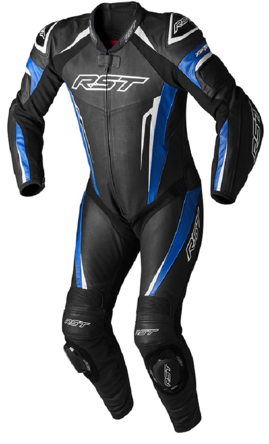 RST Suit TracTech Evo 5 Lederkombi - Blau/Schwarz/Weiß