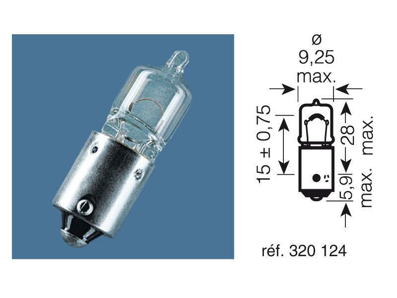 OSRAM Original Line H6W Glühlampen 12V 6W - x10