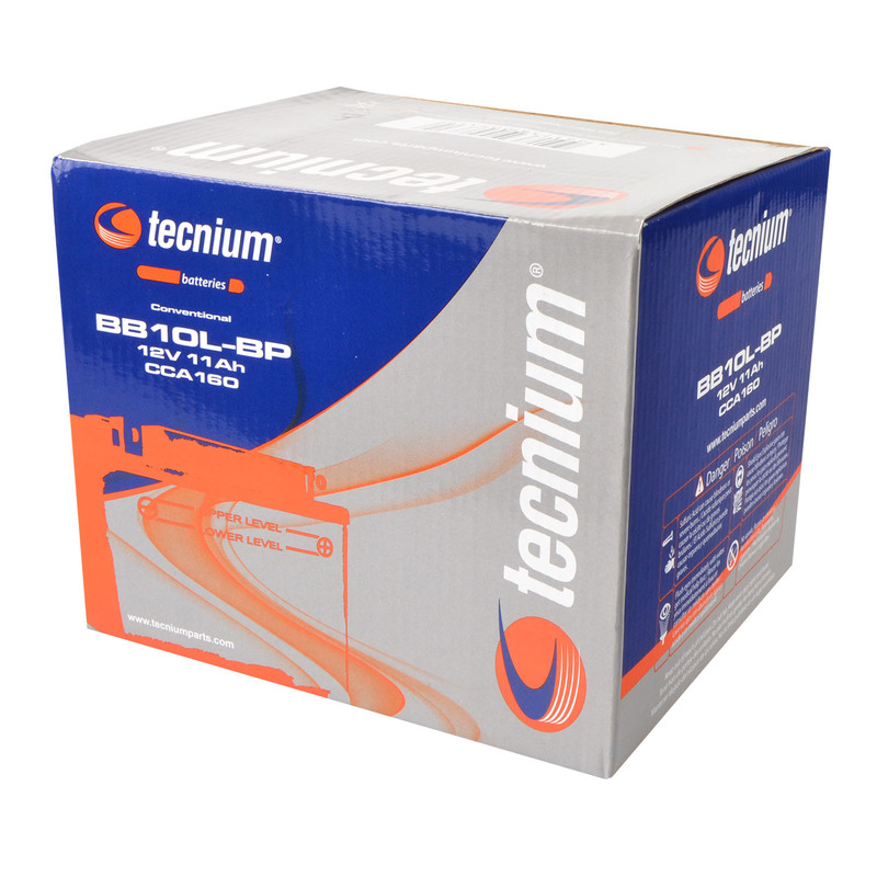 TECNIUM Blei/Säure Batterie mit Säurepack - BB10L-BP