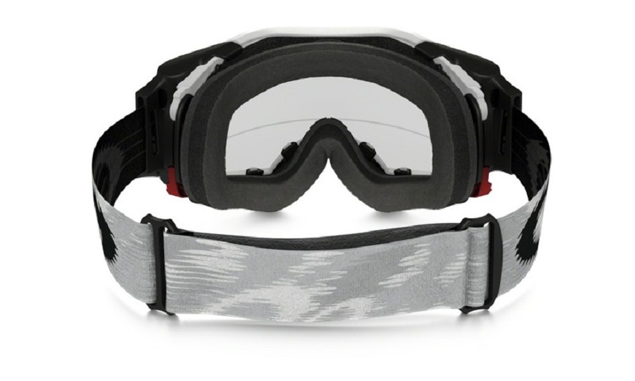 OAKLEY Airbrake MX Race-Ready Roll-Off Goggle Matte White Speed Clear Lens