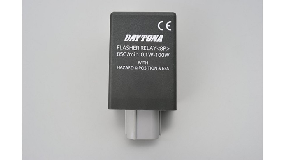 DAYTONA LED-Blinkrelais 8-Pin passend für Honda, 12V, 0,1-100 Watt