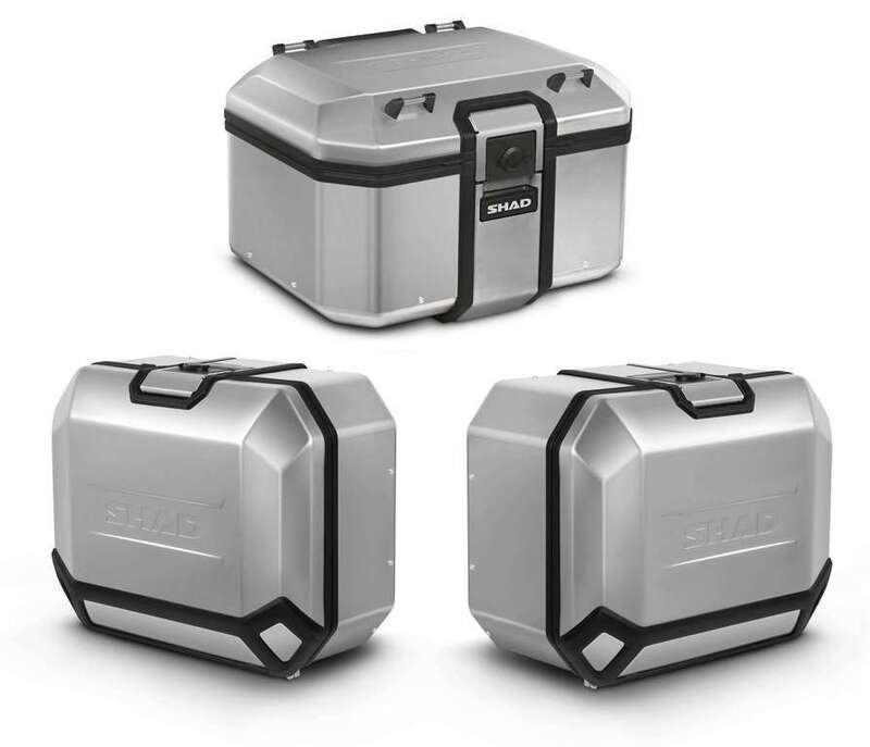 SHAD Terra Full Pack 131L - Top Case 48L + Seitenkoffer rechts 36L + Seitenkoffer links SHAD Terra Full Pack 131L - Top Case 48L + Seitenkoffer rechts 36L + Seitenkoffer links
