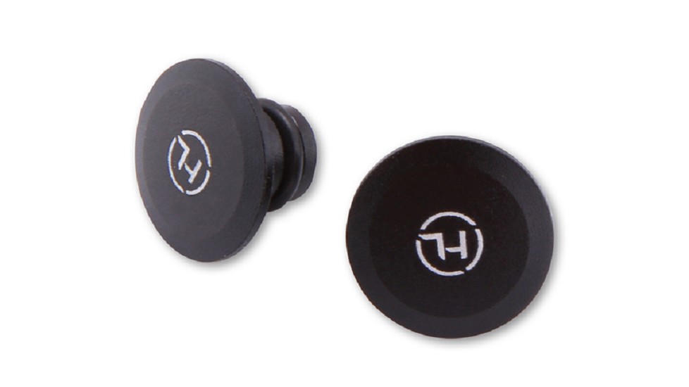 HIGHSIDER CNC Abdeckkappen für M10, Schwarz matt