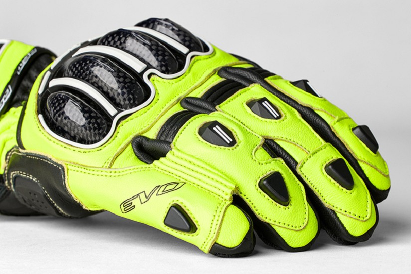 RST TracTech Evo 4 Leder Handschuhe - Neon Gelb/Schwarz RST TracTech Evo 4 Leder Handschuhe - Neon Gelb/Schwarz
