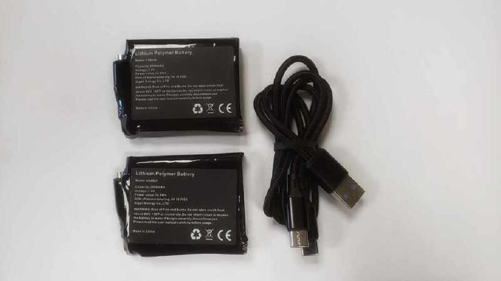 RST Batterie-Set und Kabel für beheizbare Handschuhe