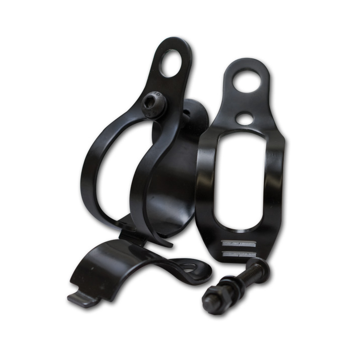 Blinkerhalter-Set schwarz Ø Gabel 30-45mm Blinkerhalter-Set schwarz Ø Gabel 30-45mm