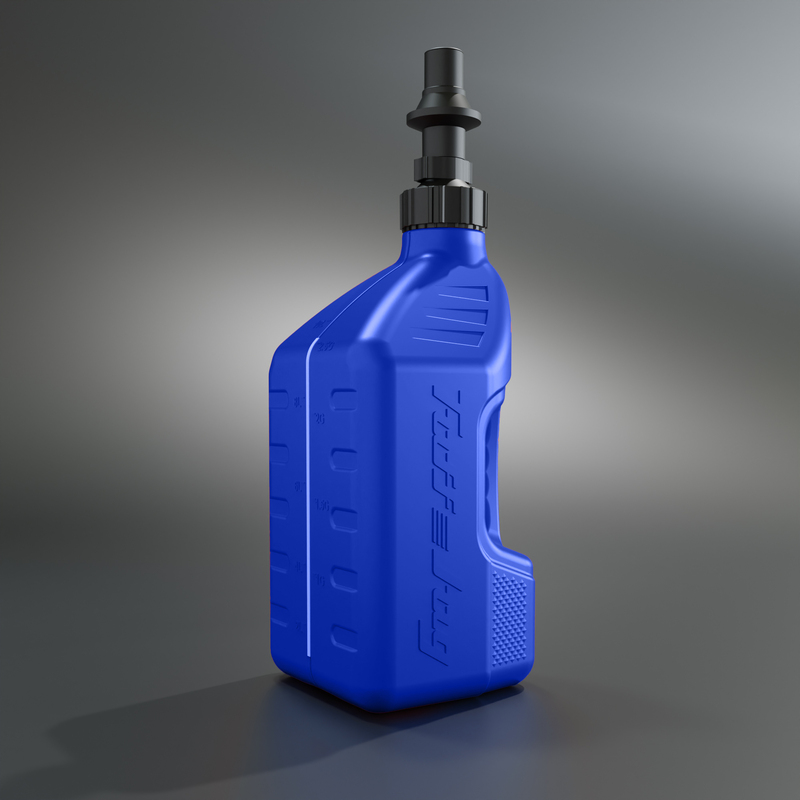 TUFF JUG 2.5G/10L Blauer Kanister mit schwarzem Schnellverschluss G3