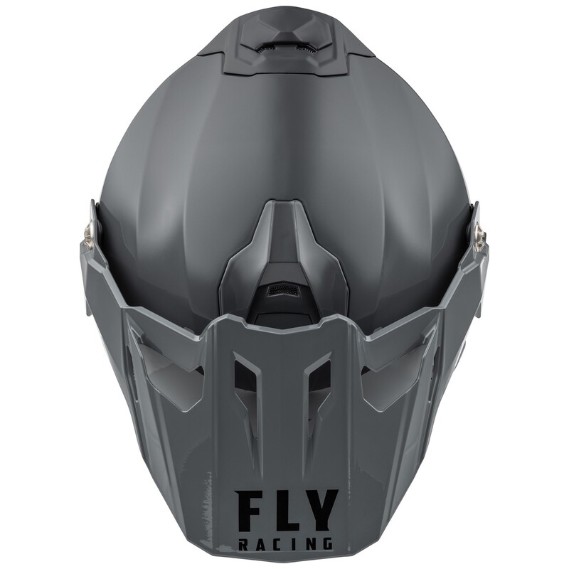 FLY RACING Trekker Solid Helm - Grau