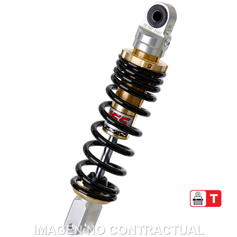 Federbein E302-Serie Mono hinten für 50er Roller ATU, CPI, Keeway, MBK, passend für Peugeot OE302-280T-01AL-38 Federbein E302-Serie Mono hinten für 50er Roller ATU, CPI, Keeway, MBK, passend für Peugeot OE302-280T-01AL-38