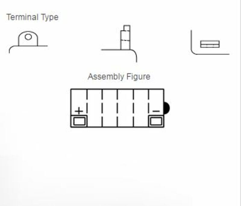 YUASA Blei/Säure Batterie ohne Säurepack - 12N5.5-4B