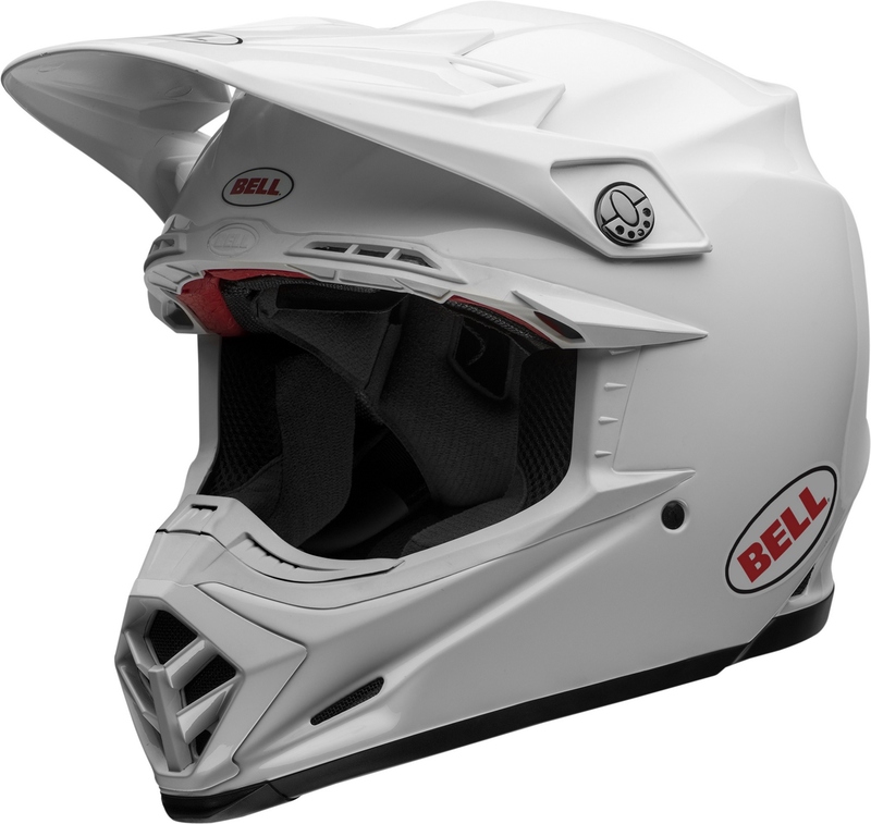 BELL Moto-9s Flex Solid Helm - Weiß BELL Moto-9s Flex Solid Helm - Weiß