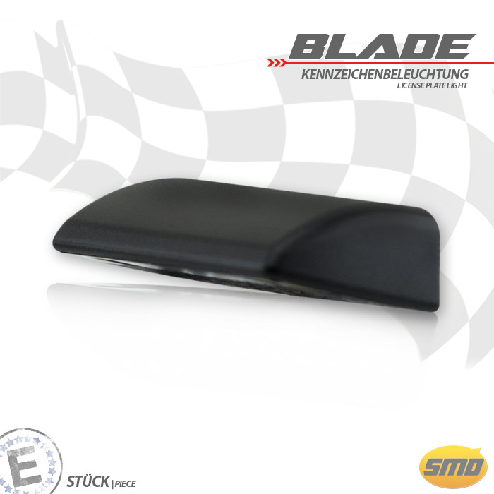 SMD-Kennzeichenbeleuchtung Blade schw. ABS