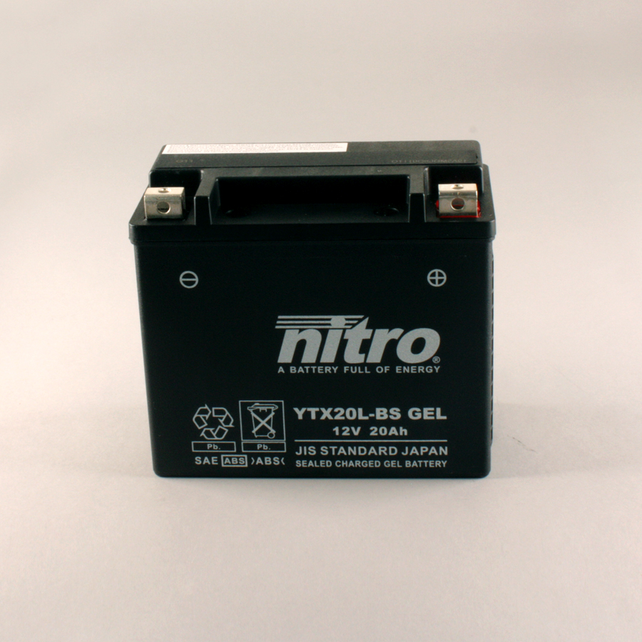 Batterie NITRO NTX20L SLA (WC) Gel 12V/18Ah [175x87x155] CCA=270A