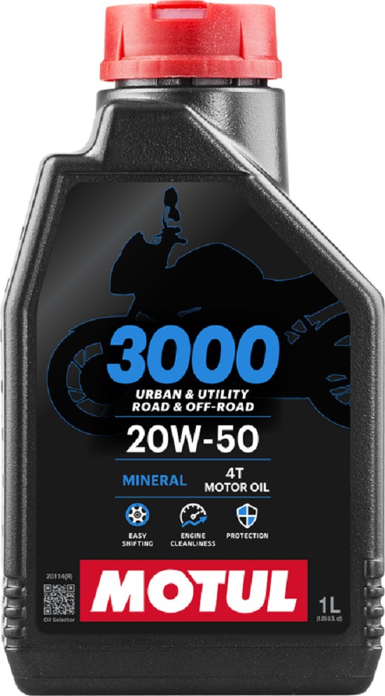 MOTUL 3000 4T Motorenöl - 20W50 1 l
