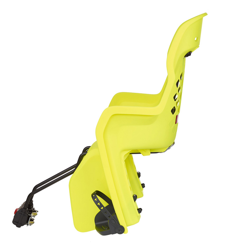 POLISPORT Joy FF 29 Rear Child Bike Seat Frame Mounting - Neon Yellow/Dark Gray