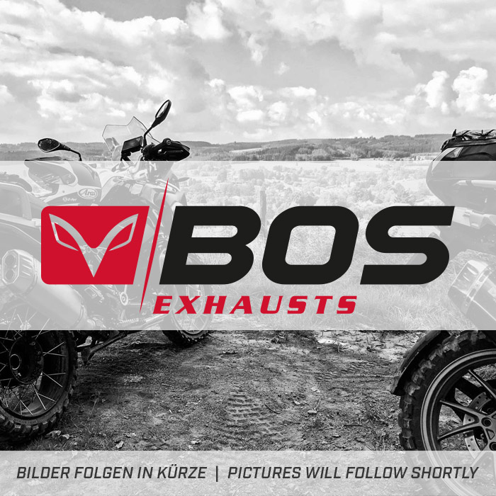 BOS oval 110S, Slip/On EG, Stainless Hitzeschild schwarz