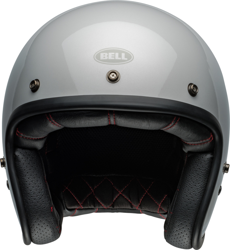 BELL Custom 500 Helm - Gloss Silver Flake