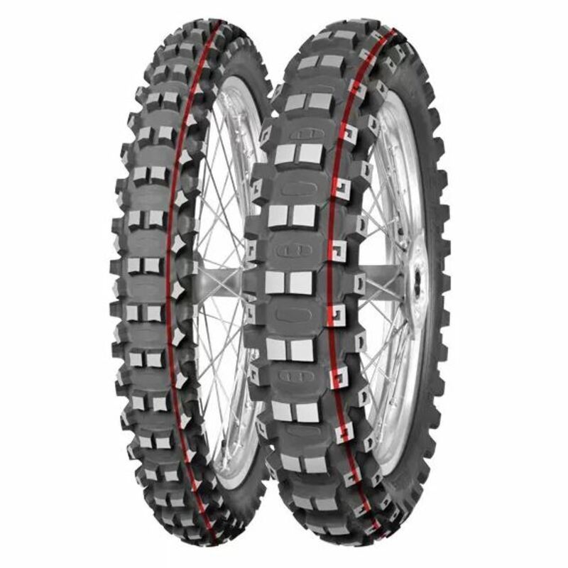 MITAS Reifen TERRA FORCE-MX MH 90/90-21 (3.00-21) NHS 54M TT Medium to Hart Rot Grün MITAS Reifen TERRA FORCE-MX MH 90/100-16 NHS 51M TT Medium to Hart Rot Grün